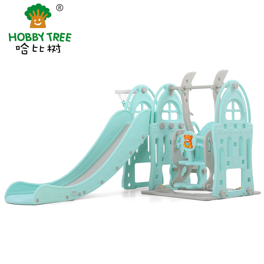 经典系列滑梯与秋千组合WM21B211